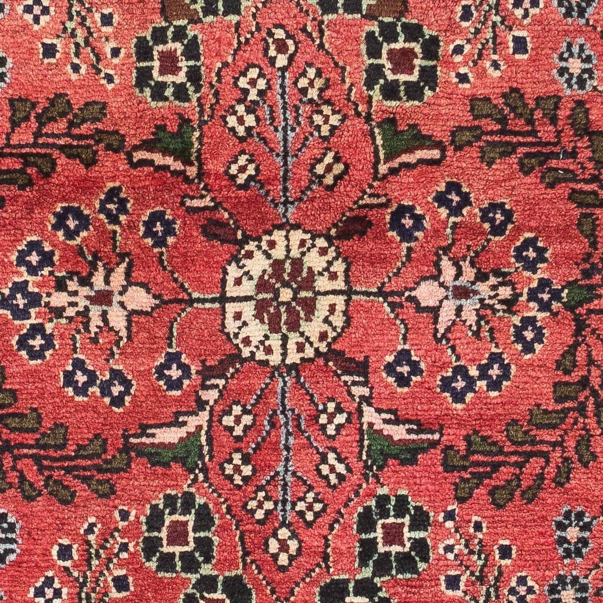 Persisk tæppe - Nomadisk - 123 x 77 cm - lysrød