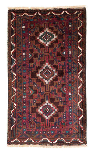 Løber Baluch-tæppe - 194 x 105 cm - rust