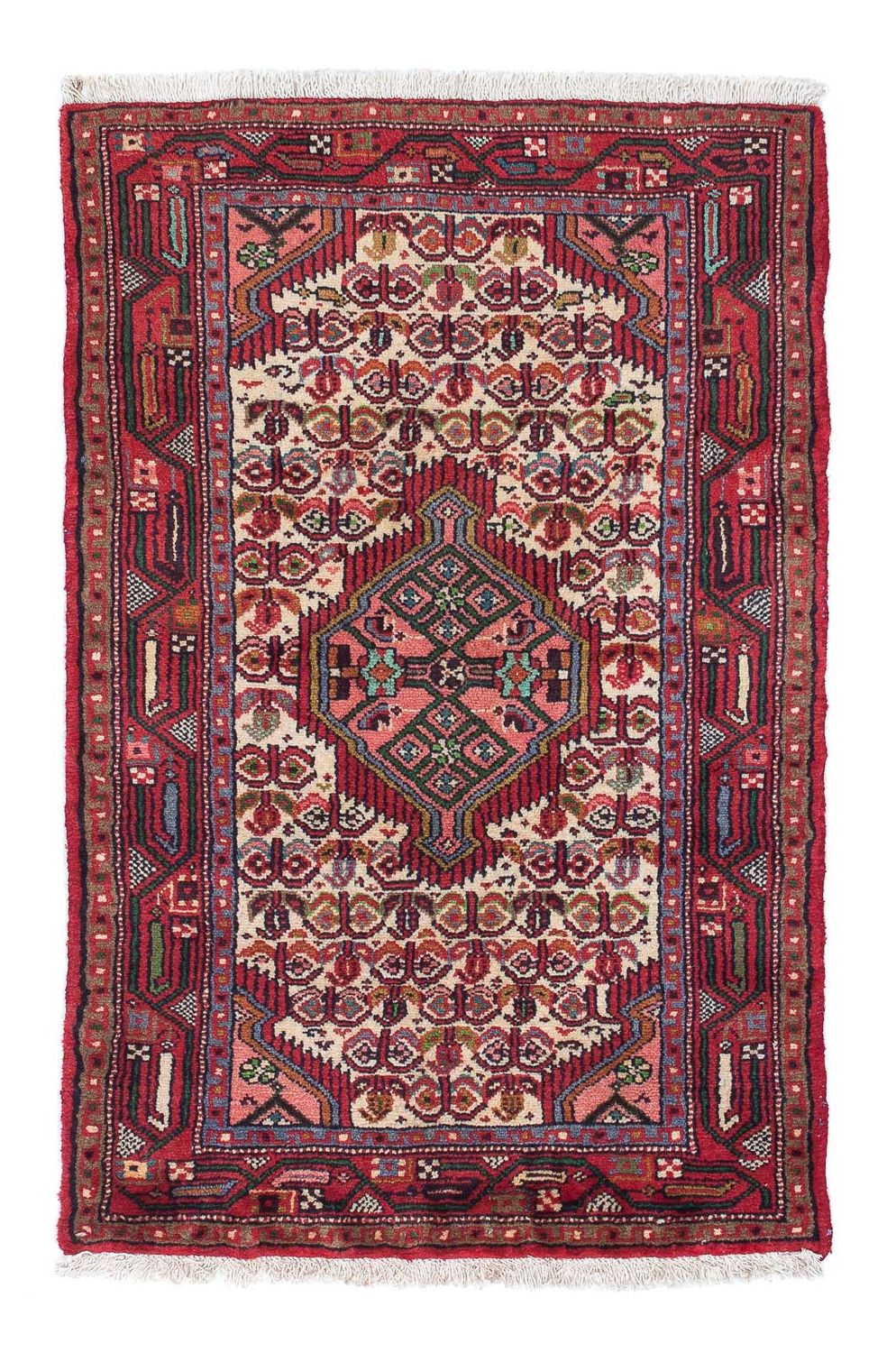 Persisk tæppe - Nomadisk - 113 x 72 cm - beige