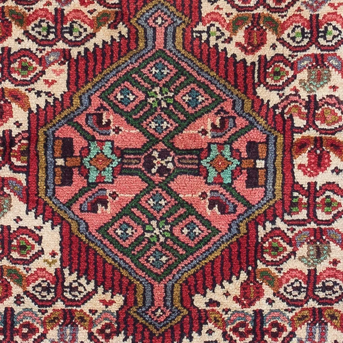 Persisk tæppe - Nomadisk - 113 x 72 cm - beige