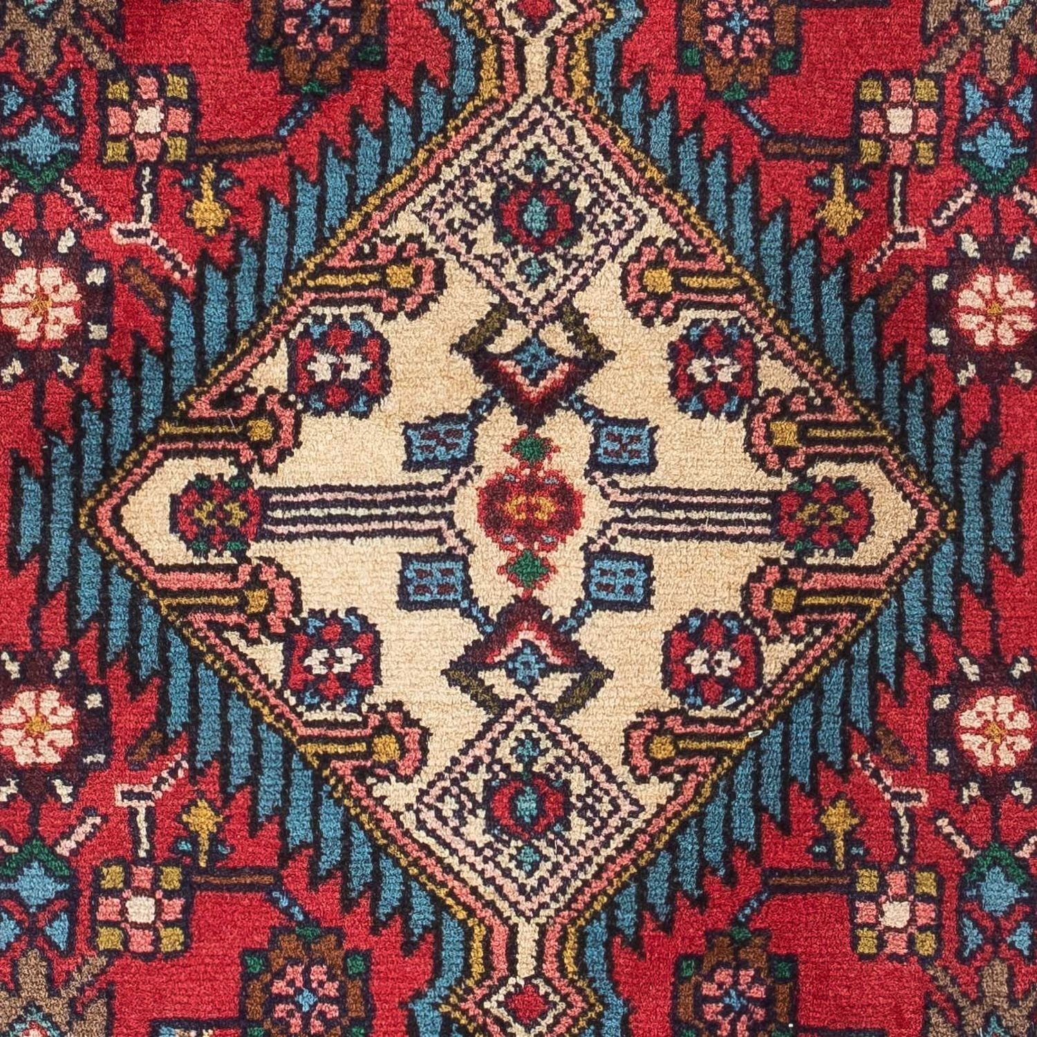 Persisk tæppe - Nomadisk - 126 x 87 cm - rød