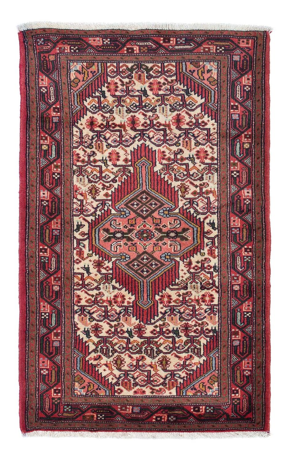 Persisk tæppe - Nomadisk - 131 x 83 cm - beige