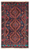 Løber Baluch-tæppe - 194 x 108 cm - mørkerød