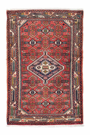 Persisk tæppe - Nomadisk - 103 x 83 cm - rød