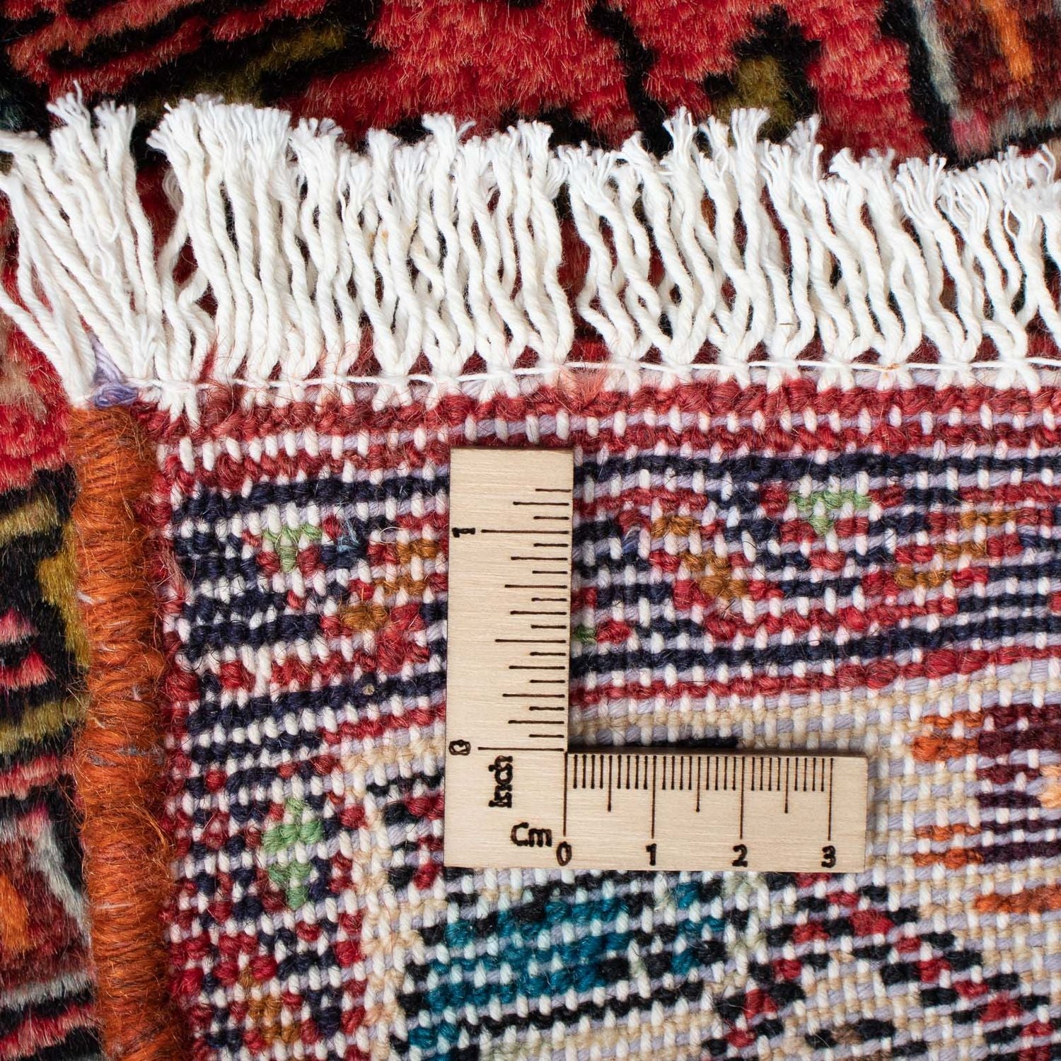 Persisk tæppe - Nomadisk - 103 x 83 cm - rød