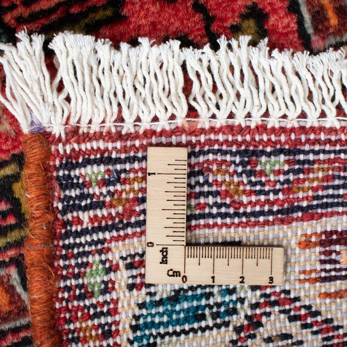 Persisk tæppe - Nomadisk - 103 x 83 cm - rød