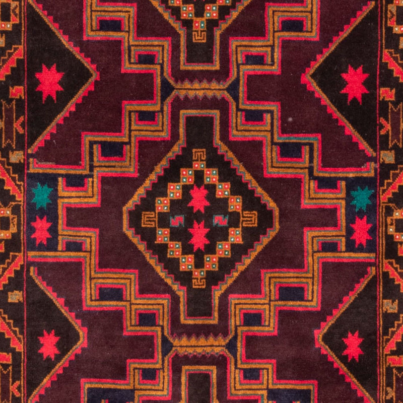 Løber Baluch-tæppe - 193 x 106 cm - mørkeblå