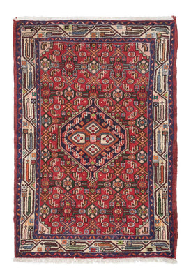 Persisk tæppe - Nomadisk - 120 x 79 cm - rød