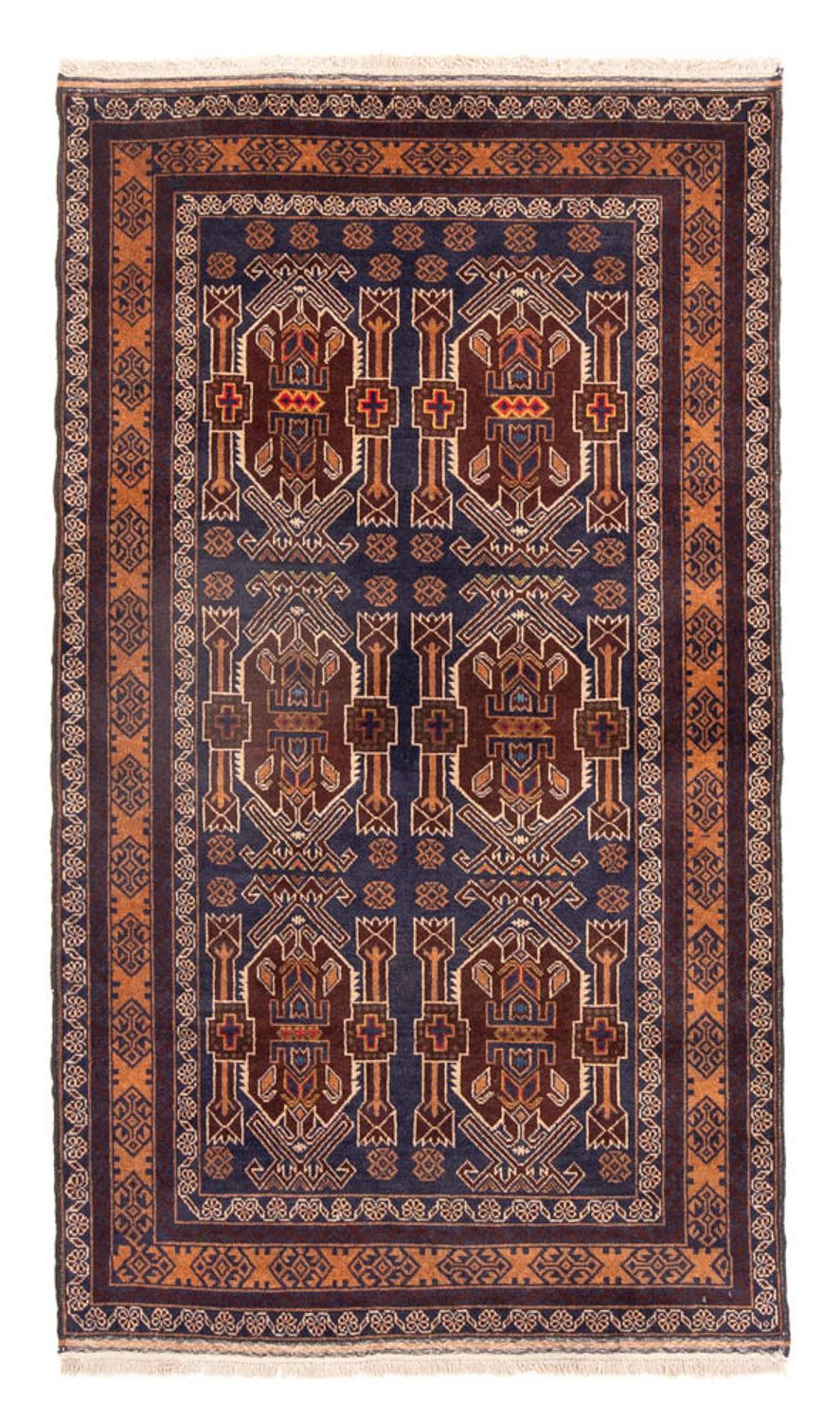 Løber Baluch-tæppe - 184 x 107 cm - mørkeblå