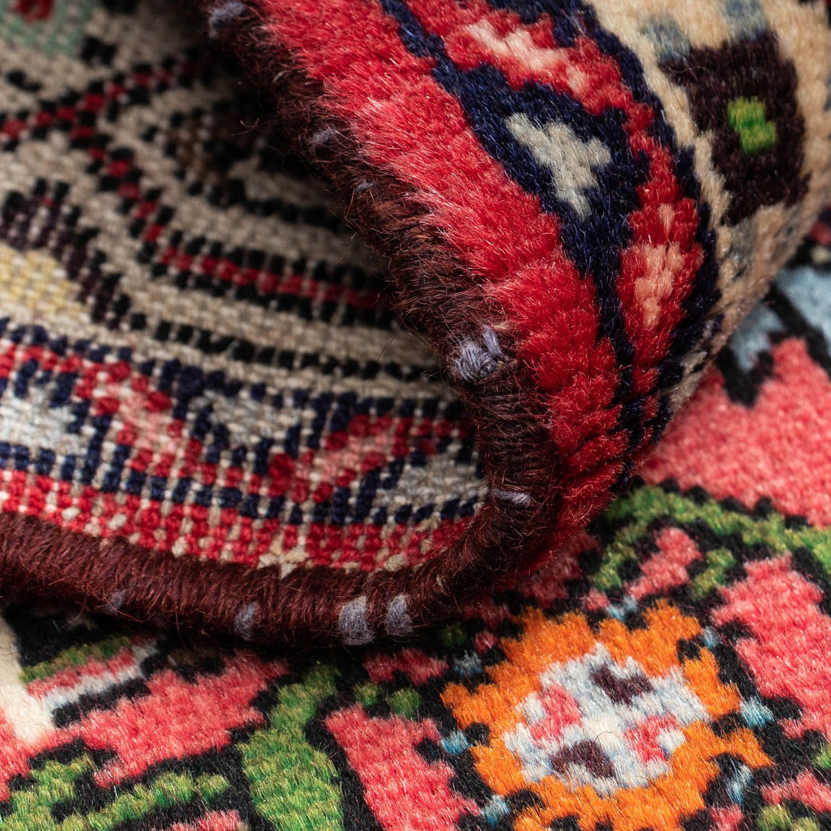 Persisk tæppe - Nomadisk - 118 x 79 cm - rød