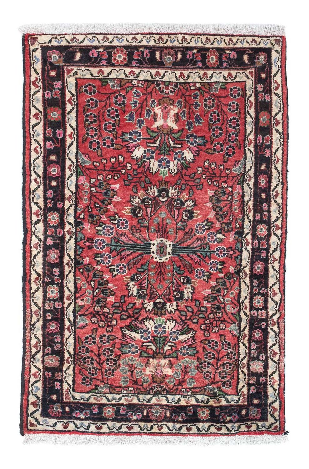Persisk tæppe - Nomadisk - 121 x 79 cm - rød