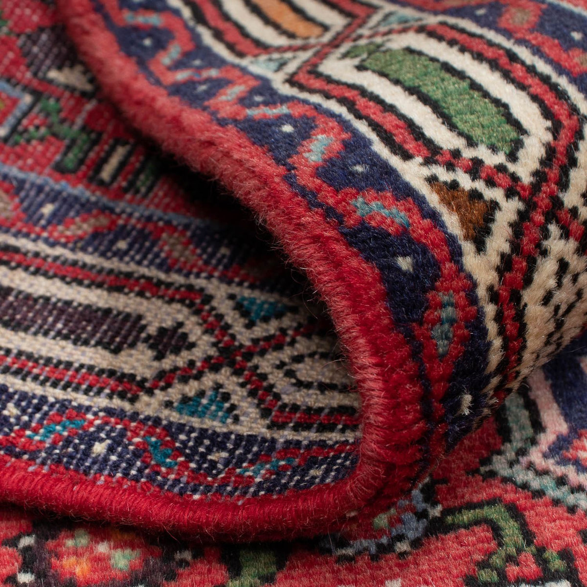 Persisk tæppe - Nomadisk - 122 x 80 cm - rød