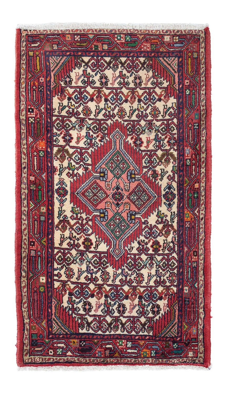 Persisk tæppe - Nomadisk - 126 x 75 cm - beige