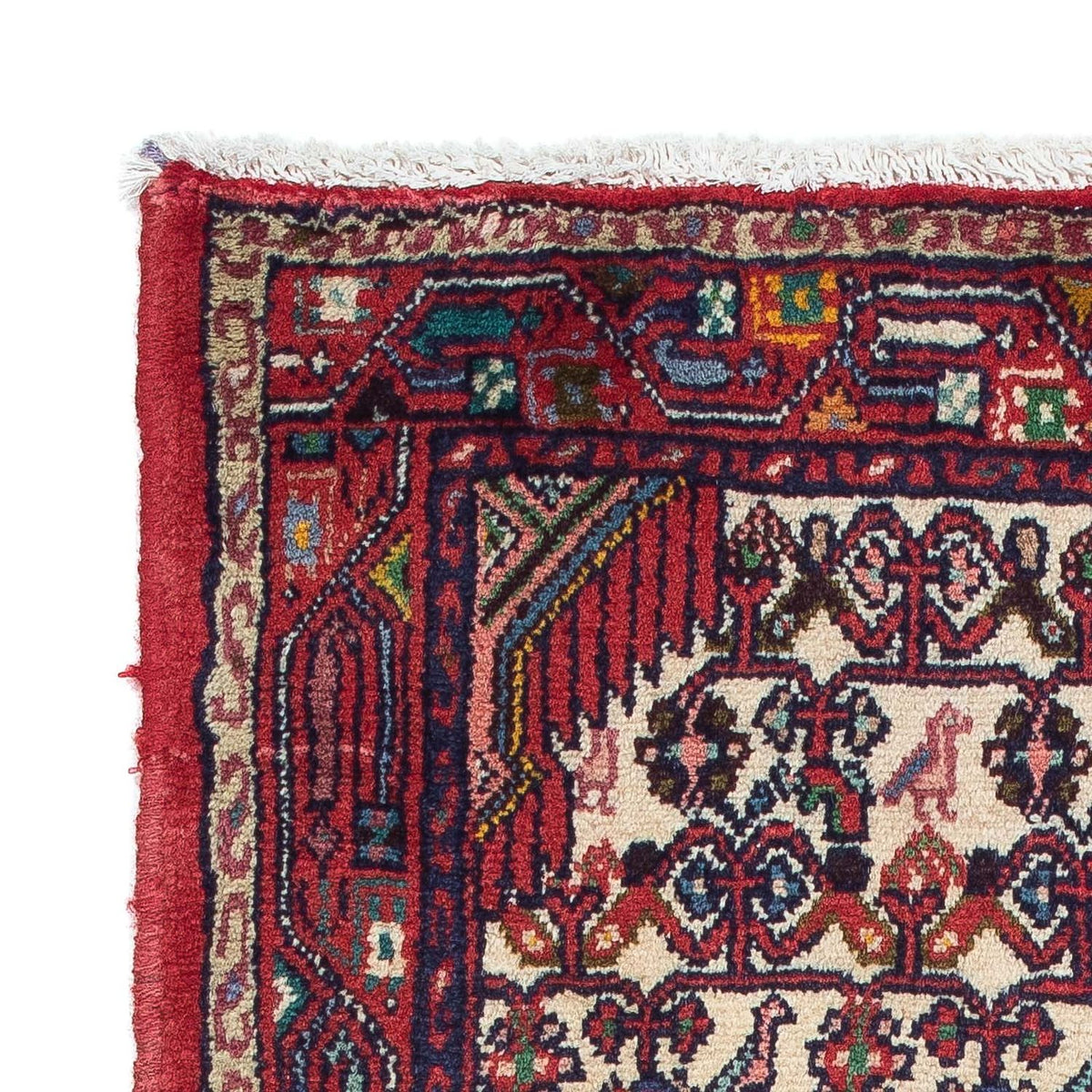 Persisk tæppe - Nomadisk - 126 x 75 cm - beige