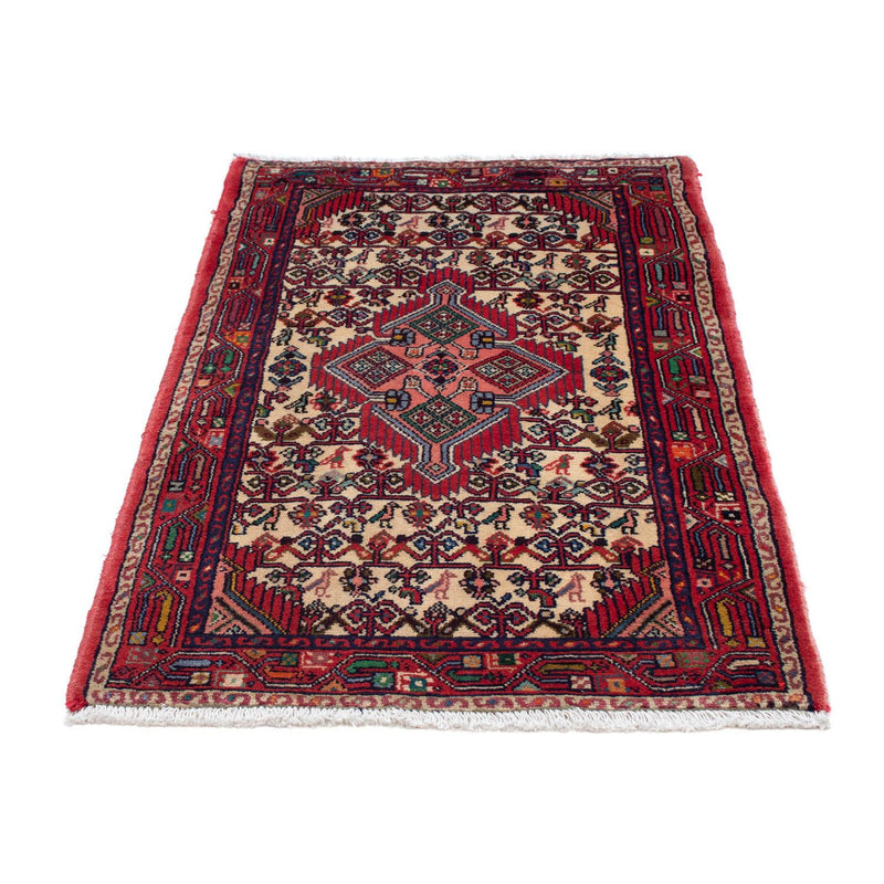 Persisk tæppe - Nomadisk - 126 x 75 cm - beige