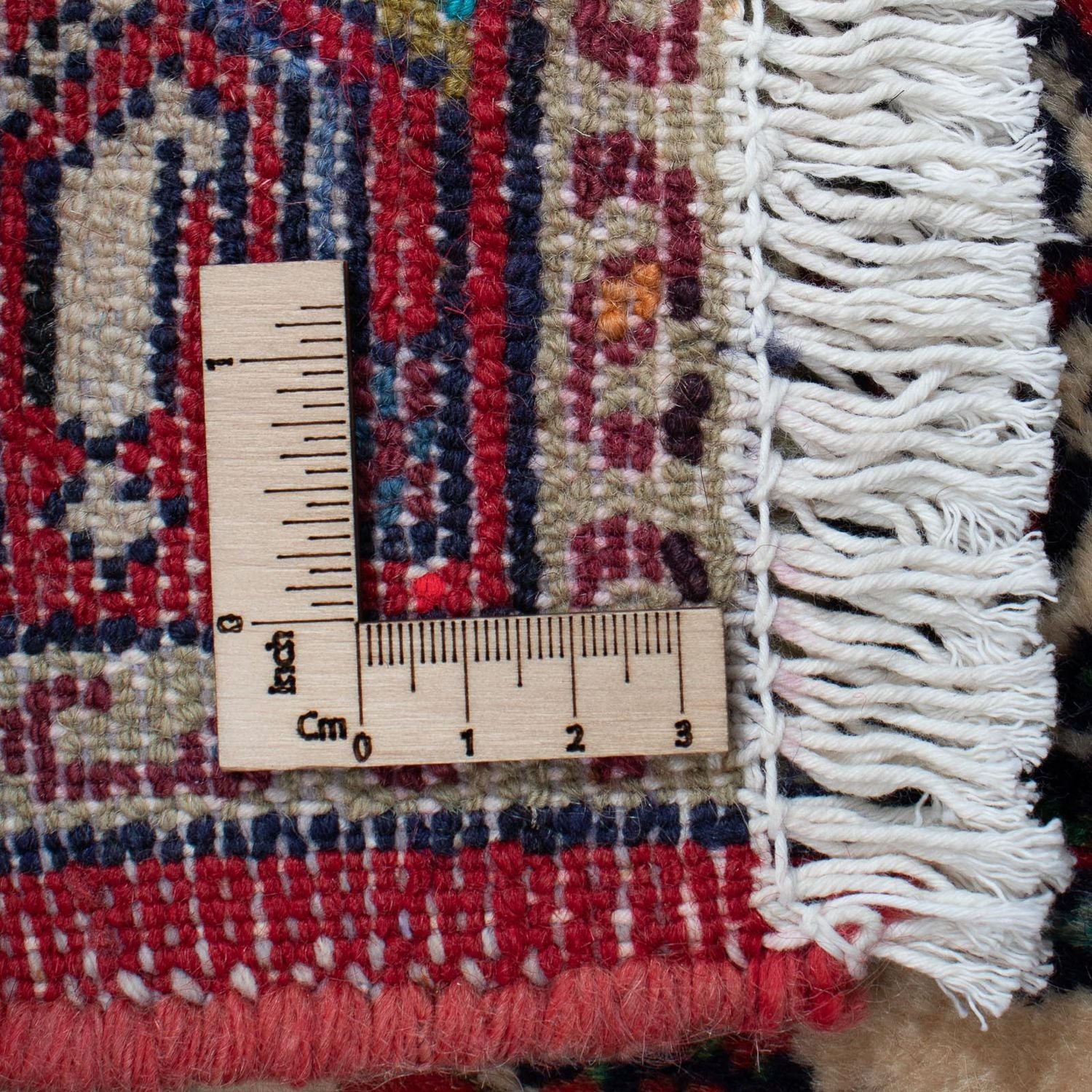 Persisk tæppe - Nomadisk - 126 x 75 cm - beige