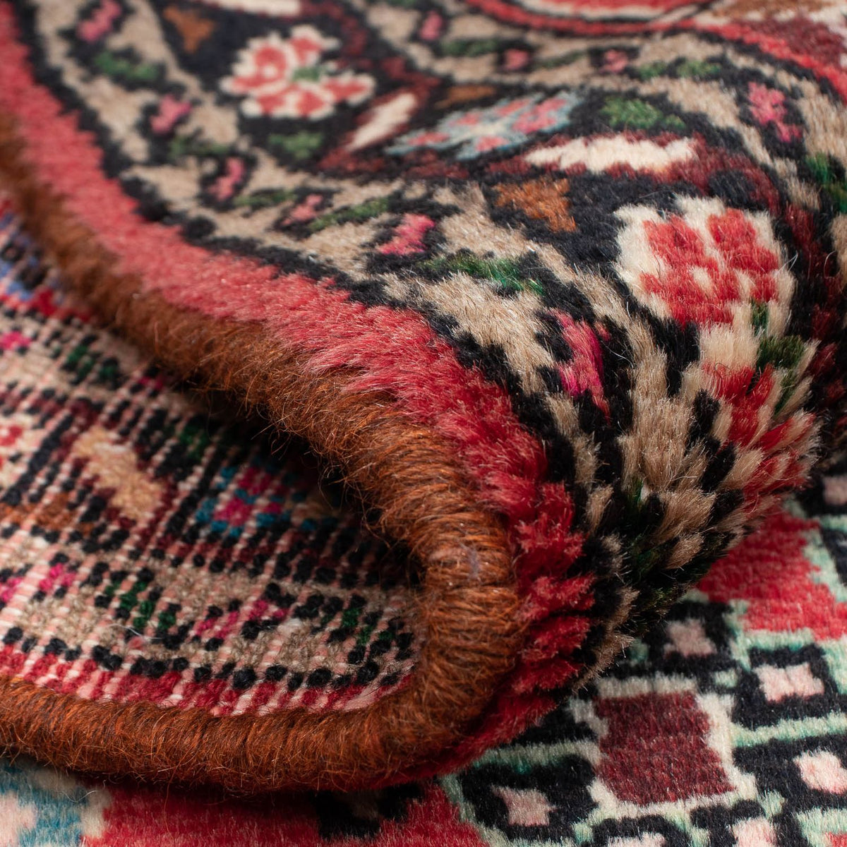 Persisk tæppe - Nomadisk - 133 x 81 cm - rød