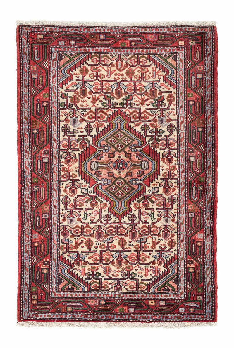 Persisk tæppe - Nomadisk - 125 x 84 cm - beige