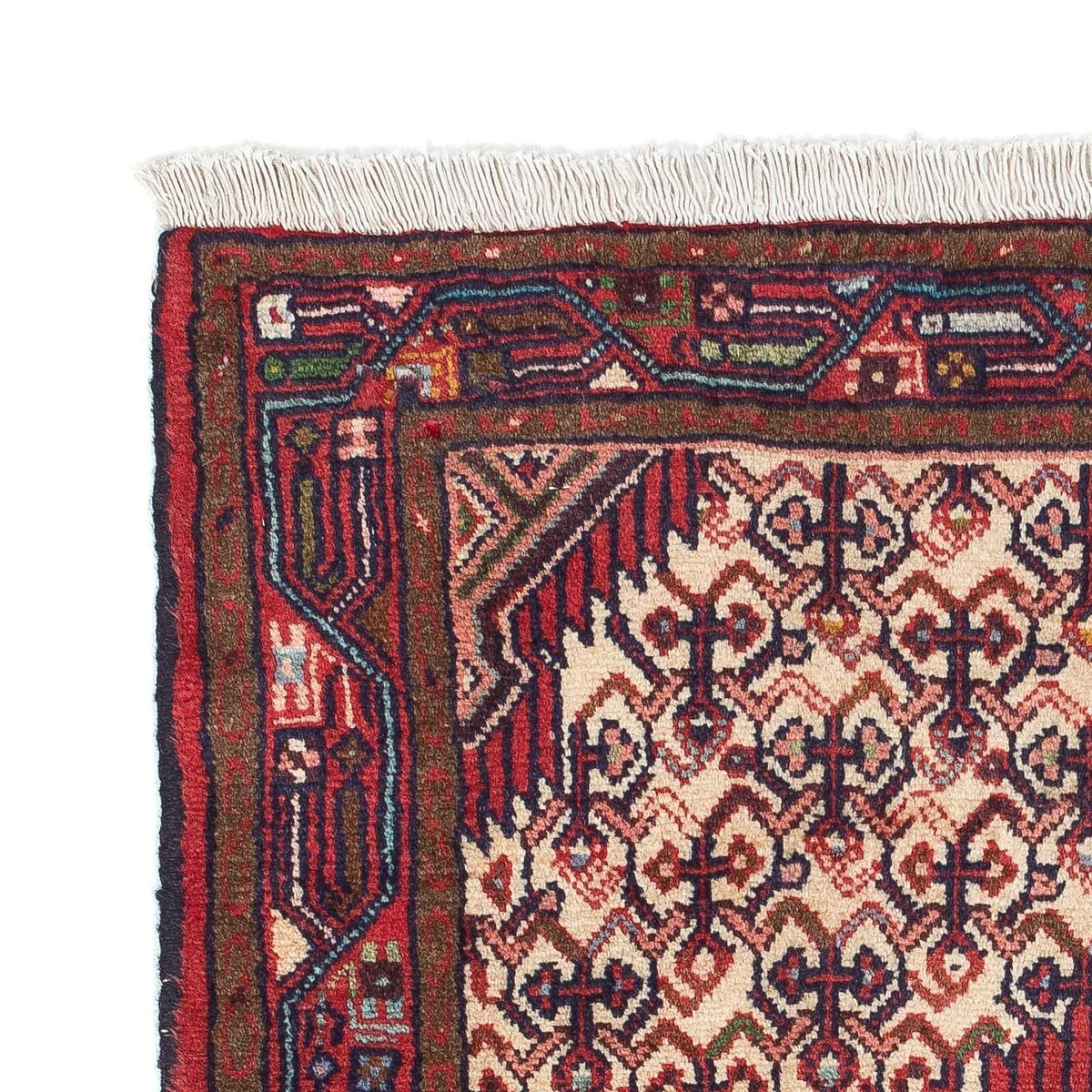 Persisk tæppe - Nomadisk - 122 x 80 cm - beige