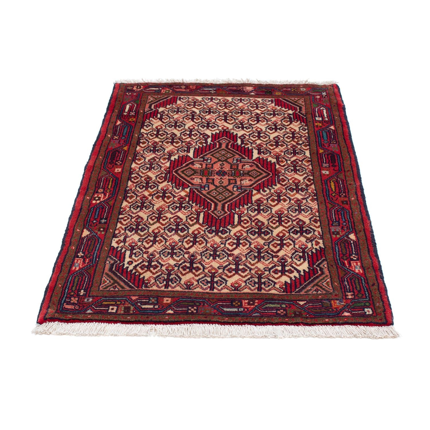 Persisk tæppe - Nomadisk - 122 x 80 cm - beige
