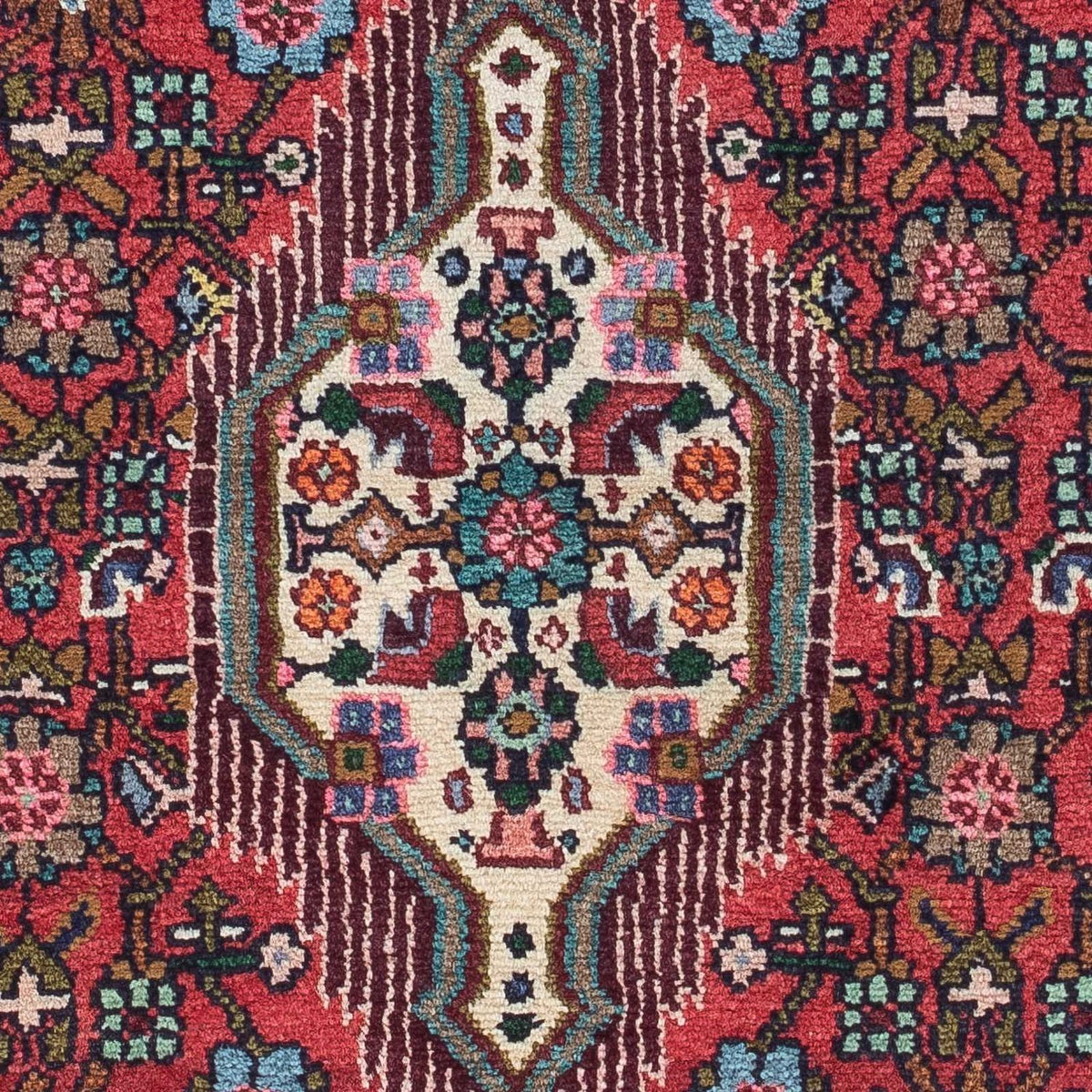 Persisk tæppe - Nomadisk - 133 x 81 cm - rød