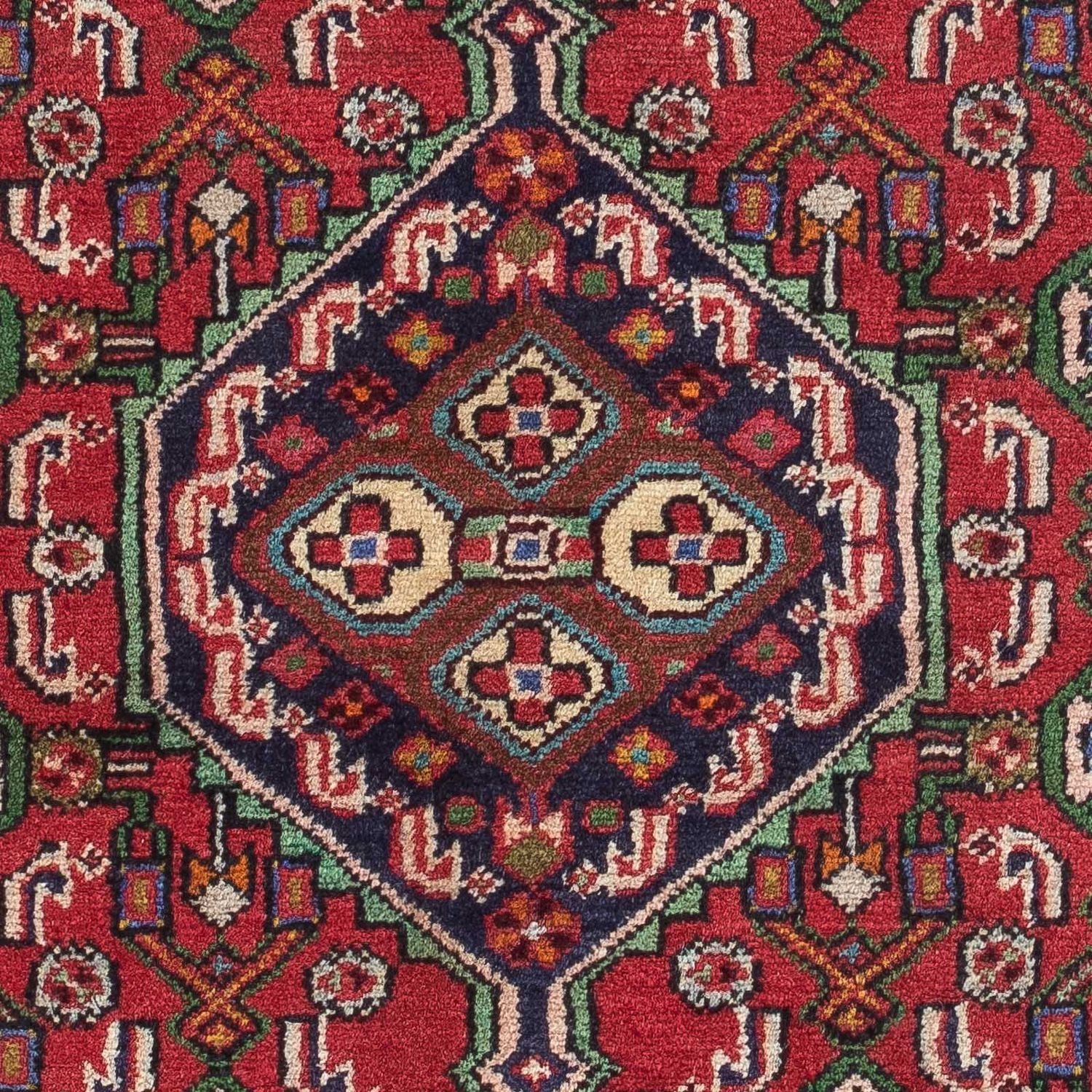 Persisk tæppe - Nomadisk - 124 x 78 cm - rød