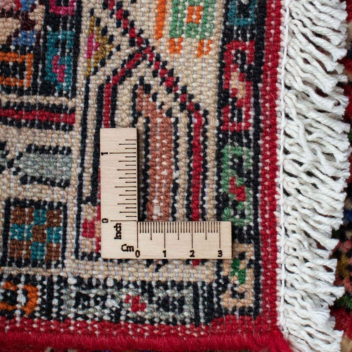 Persisk tæppe - Nomadisk - 124 x 78 cm - rød