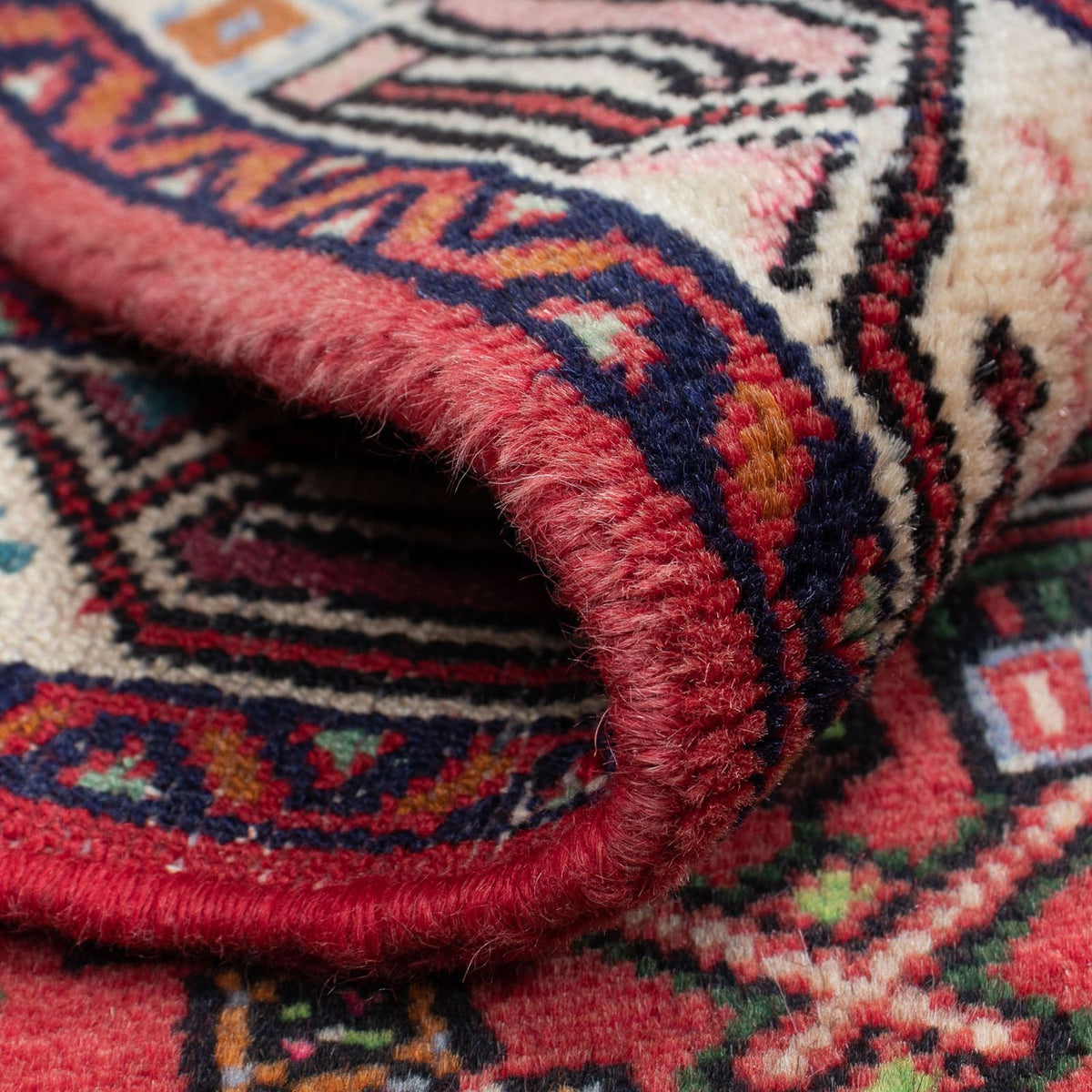 Persisk tæppe - Nomadisk - 131 x 80 cm - rød