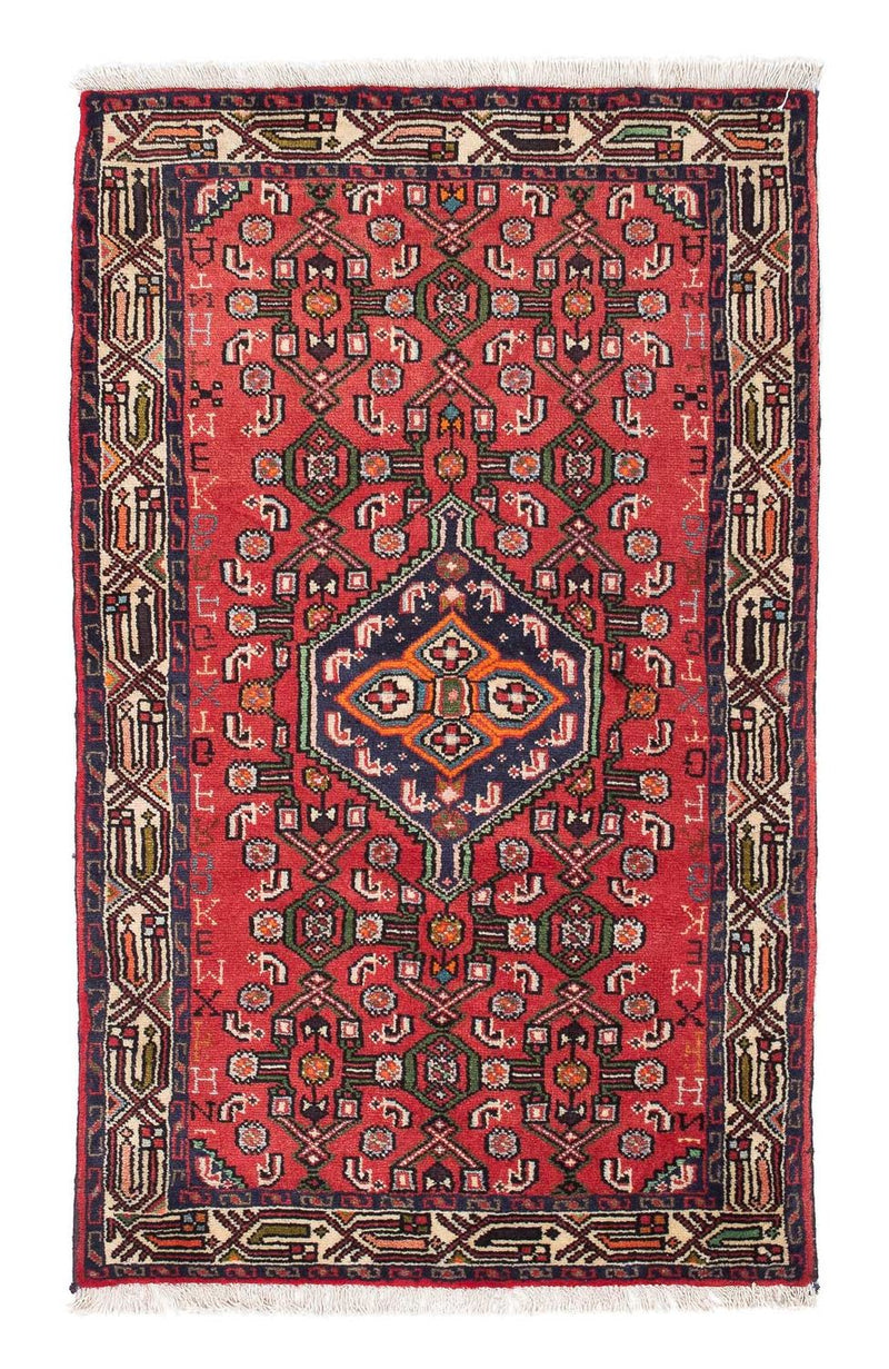 Persisk tæppe - Nomadisk - 132 x 77 cm - rød