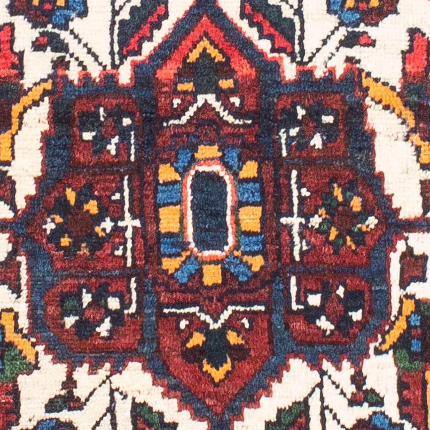 Persisk tæppe - Nomadisk - 143 x 107 cm - mørkeblå