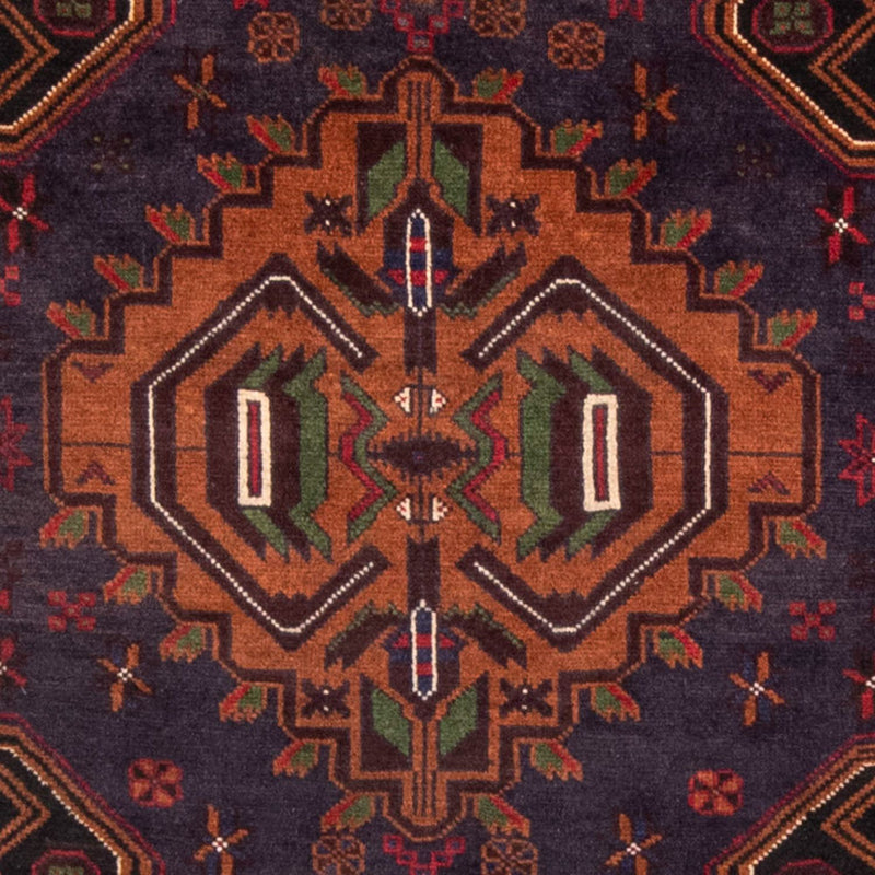 Baluch-tæppe - 196 x 111 cm - mørkeblå