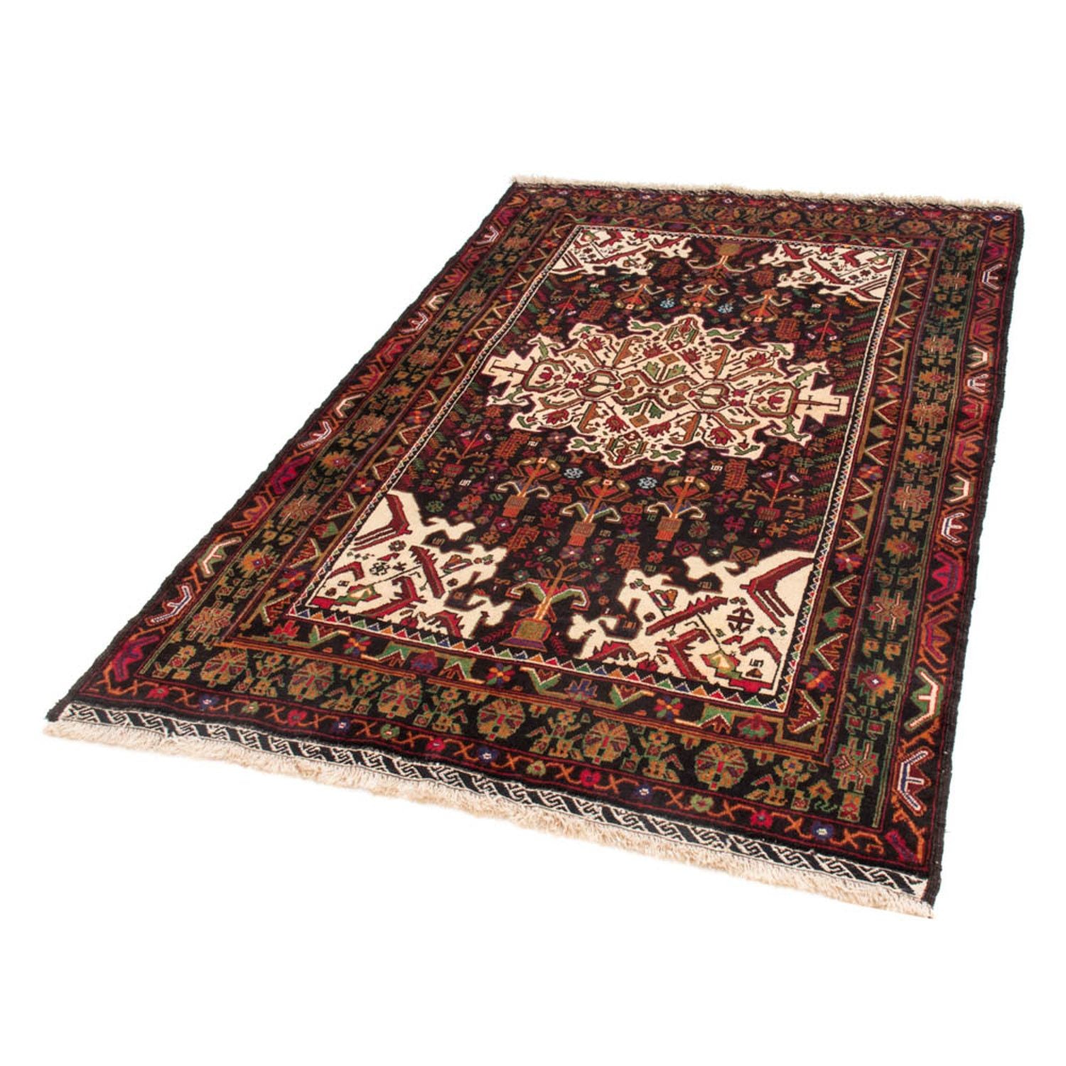 Baluch-tæppe - 176 x 111 cm - beige