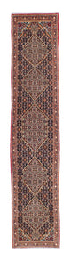 Senneh Tæppe 252x51cm - Persisk tæppe