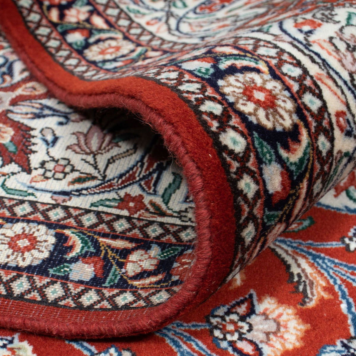 Persisk tæppe - Ghom - 274 x 209 cm - rød