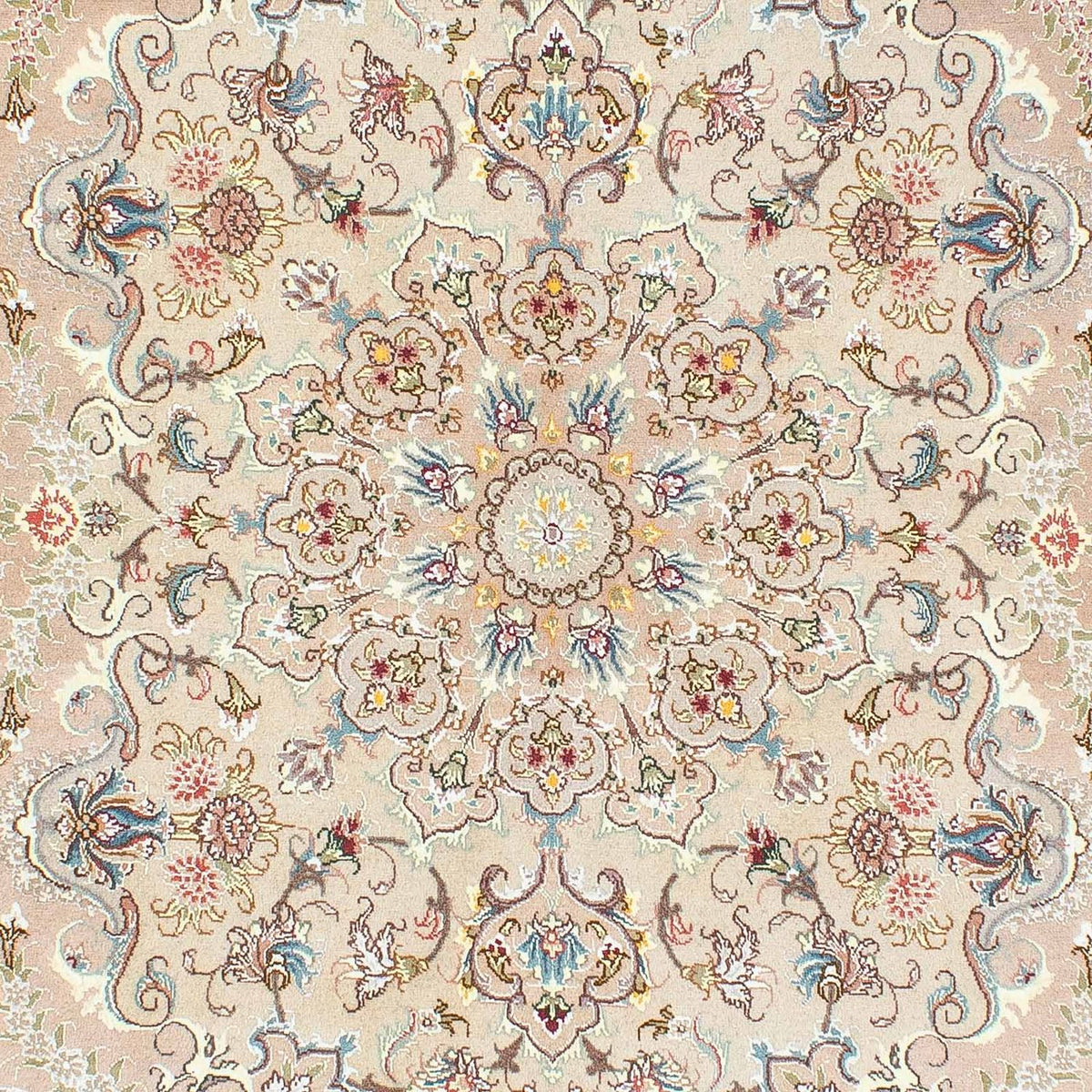 Persisk tæppe - Tabriz - Royal - 210 x 150 cm - beige