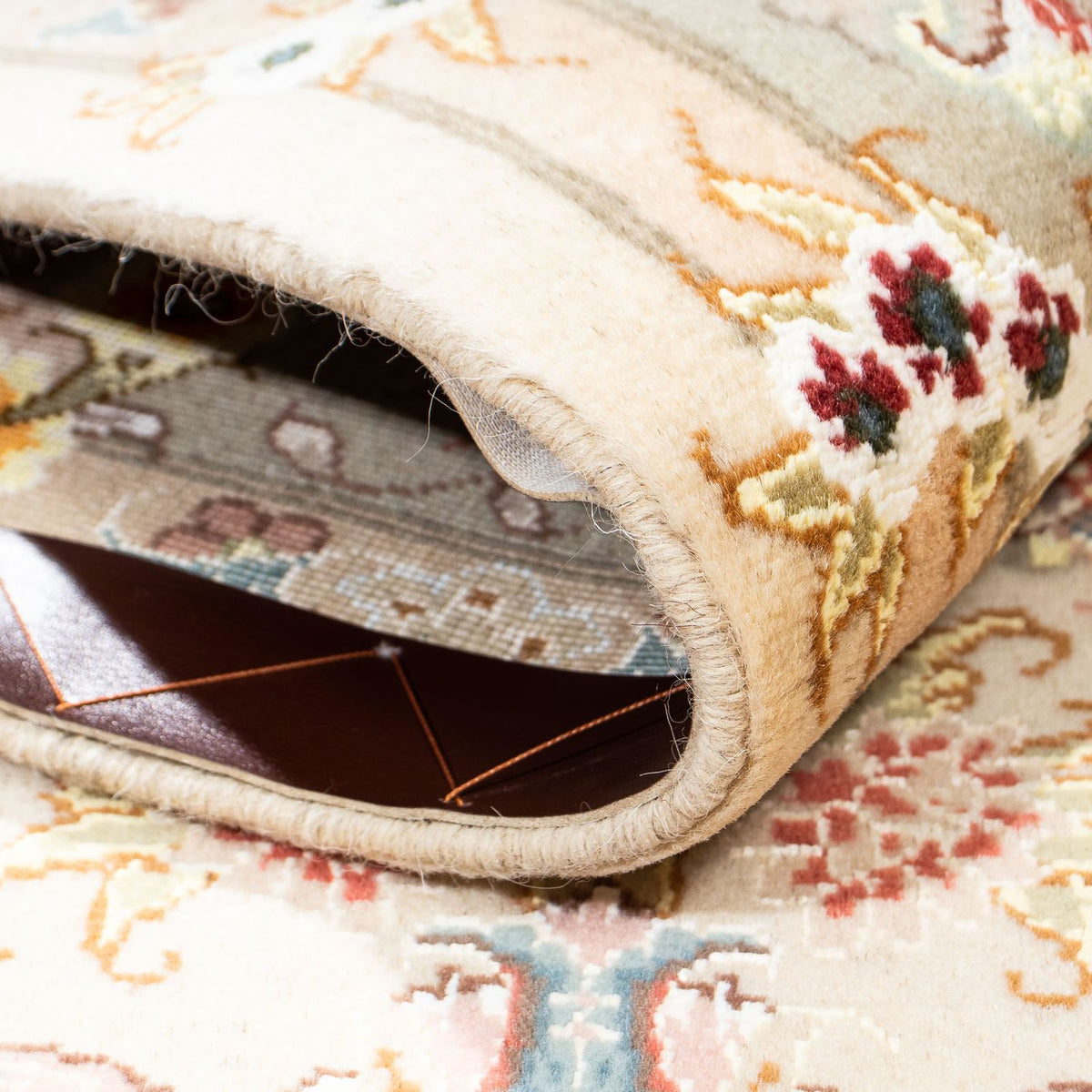 Persisk tæppe - Tabriz - Royal - 210 x 150 cm - beige