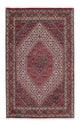 Persisk tæppe - Bijar - 205 x 131 cm - lysrød