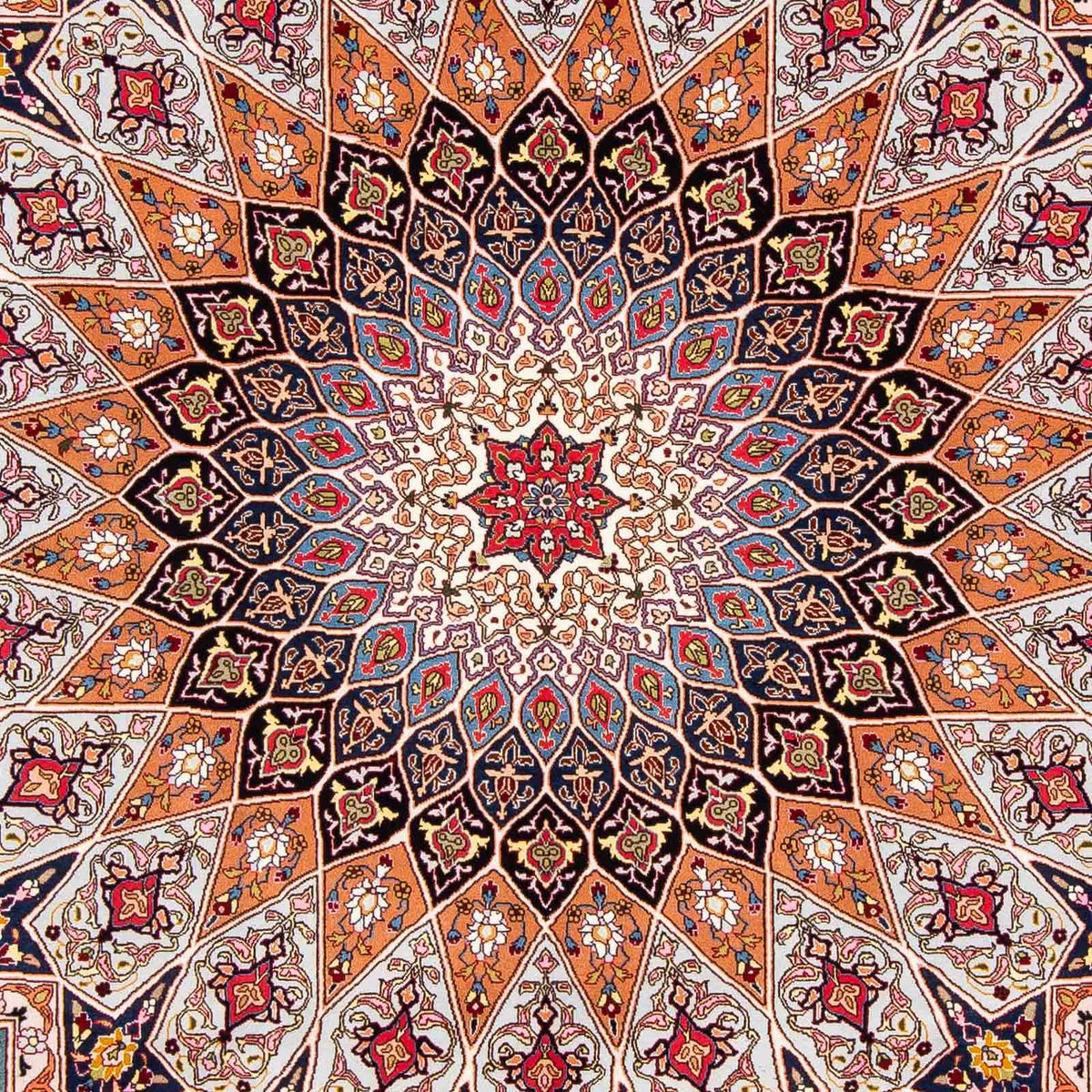 Persisk tæppe - Tabriz - Royal - 302 x 204 cm - flerfarvet