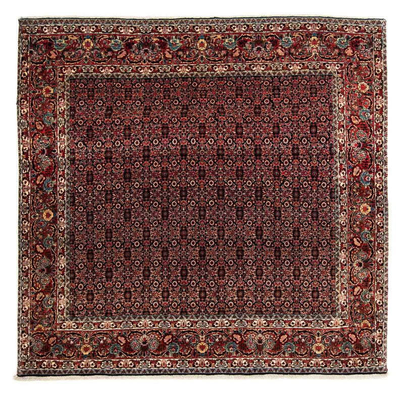 Persisk tæppe - Bijar firkantet  - 208 x 197 cm - brun