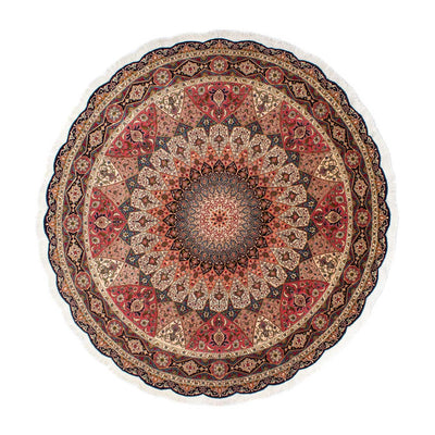 Tabriz - 50 Raj Tæppe 250x250cm - Persisk tæppe