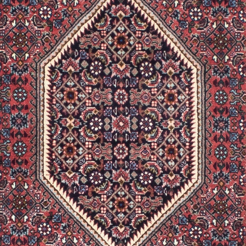 Løber Persisk tæppe - Bijar - 245 x 74 cm - lysrød