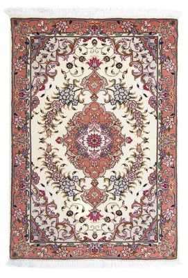 Persisk tæppe - Tabriz - Royal - 90 x 60 cm - beige