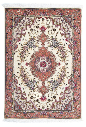 Persisk tæppe - Tabriz - Royal - 90 x 60 cm - beige