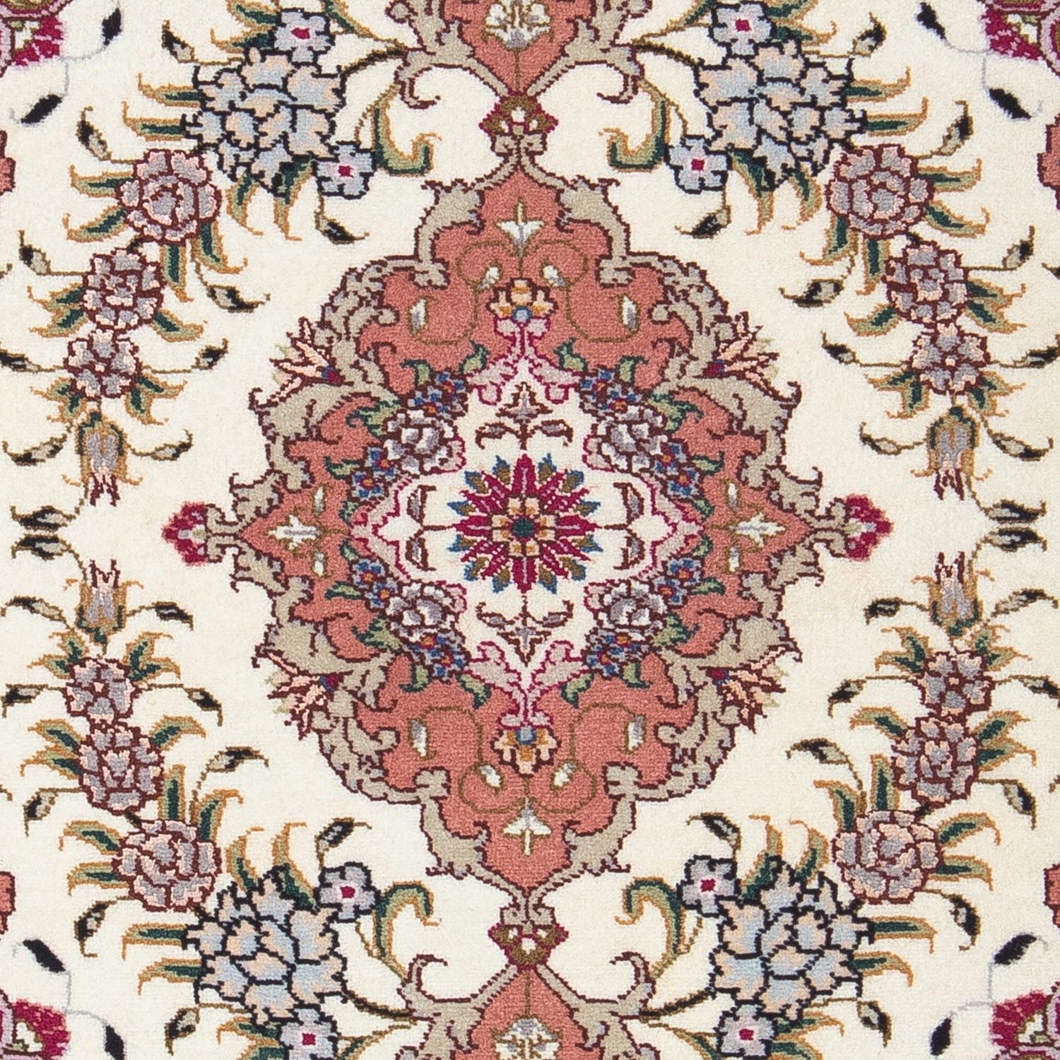 Persisk tæppe - Tabriz - Royal - 90 x 60 cm - beige