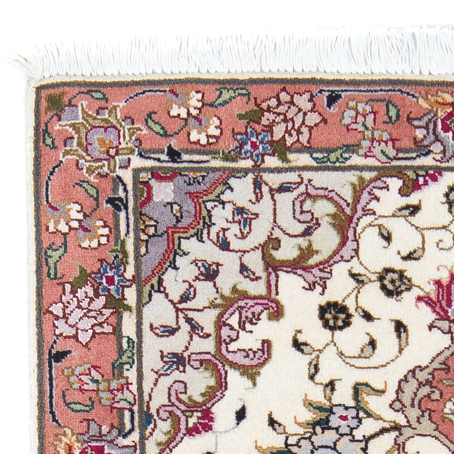 Persisk tæppe - Tabriz - Royal - 90 x 60 cm - beige