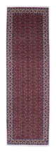 Løber Persisk tæppe - Bijar - 295 x 86 cm - rust