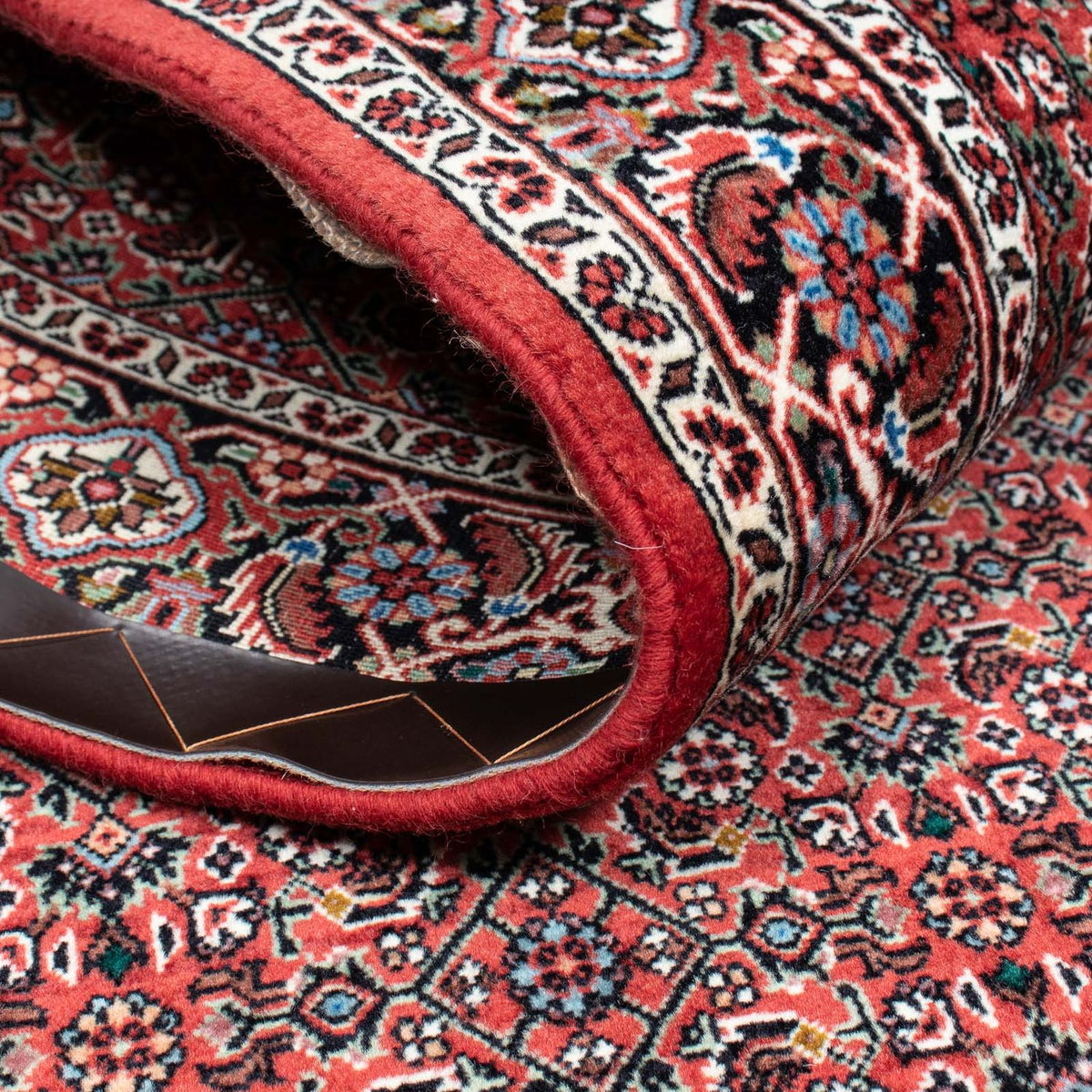 Løber Persisk tæppe - Bijar - 204 x 99 cm - rød