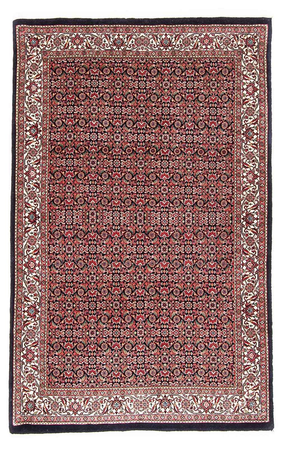 Persisk tæppe - Bijar - 170 x 108 cm - mørkeblå