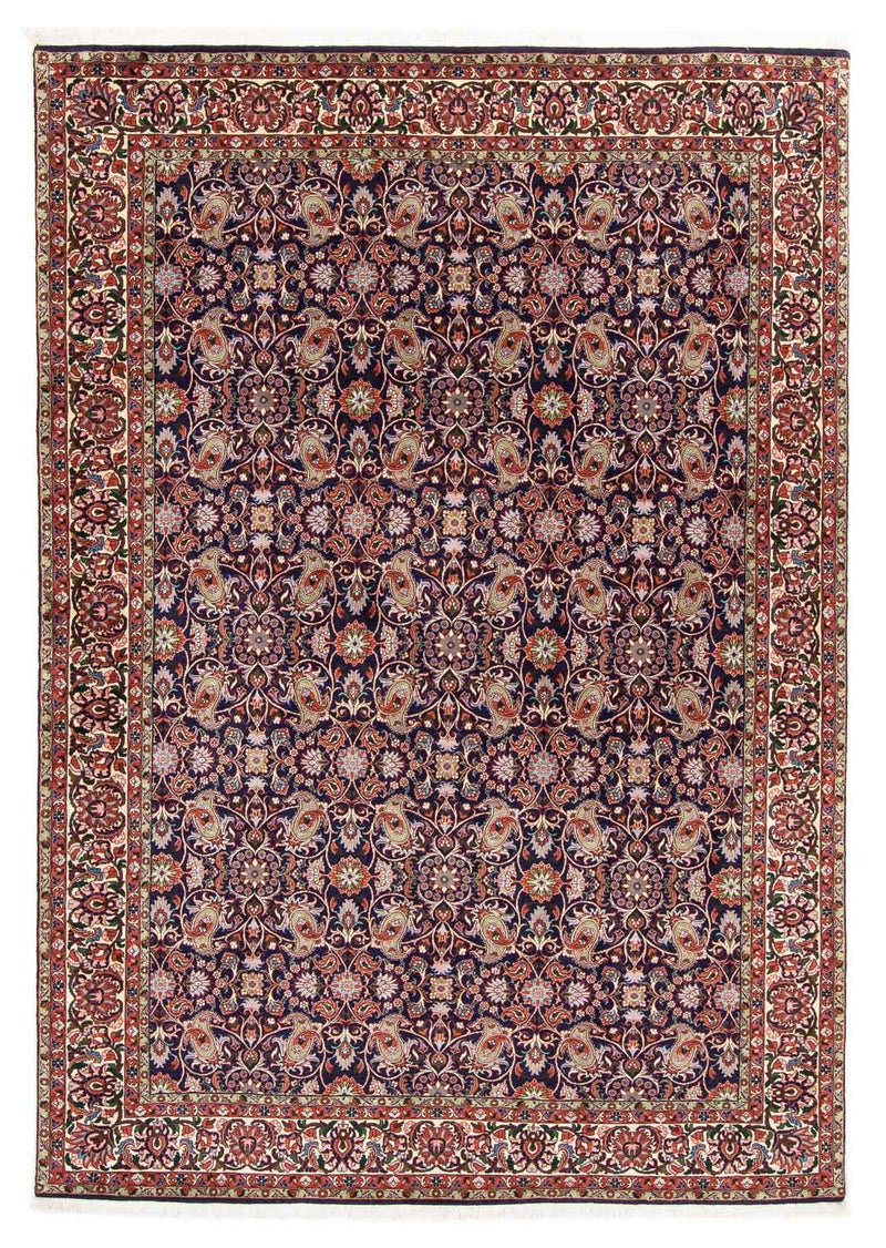 Persisk tæppe - Bijar - 247 x 169 cm - mørkeblå