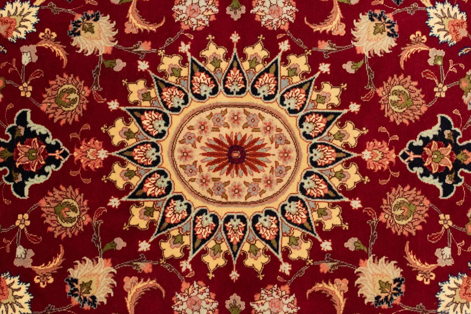 Persisk tæppe - Tabriz - Royal - 150 x 101 cm - rød